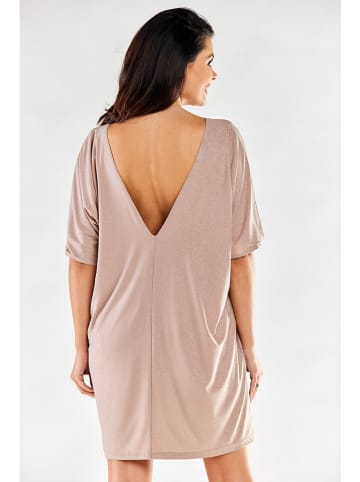 Awama Kleid in Beige