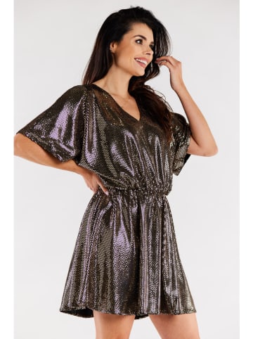 Awama Sukienka w kolorze antracytowym