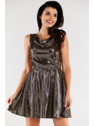 Awama Sukienka w kolorze antracytowym