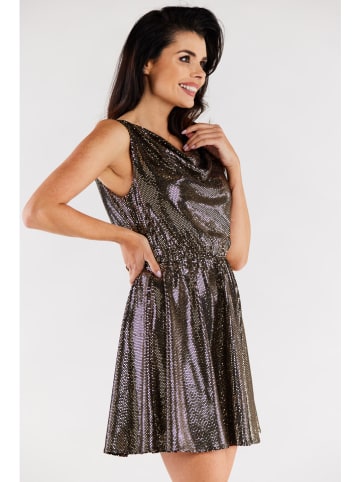 Awama Sukienka w kolorze antracytowym