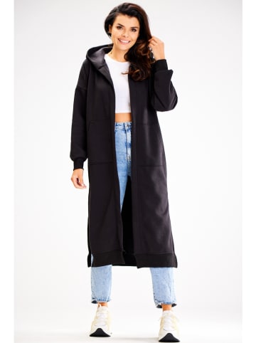 Awama Płaszcz dresowy w kolorze czarnym