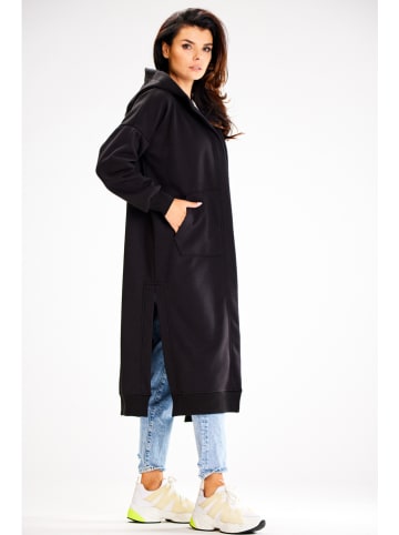 Awama Sweatmantel zwart