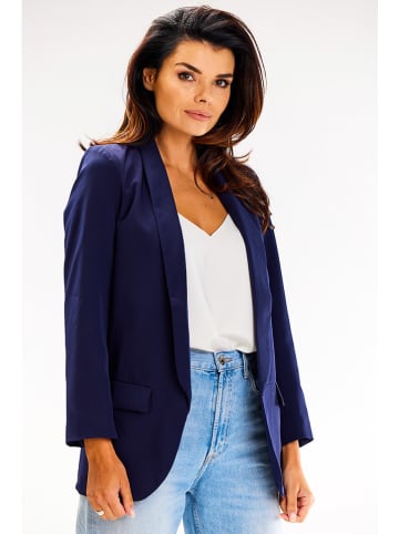 Awama Blazer donkerblauw
