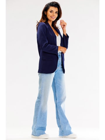 Awama Blezer w kolorze granatowym