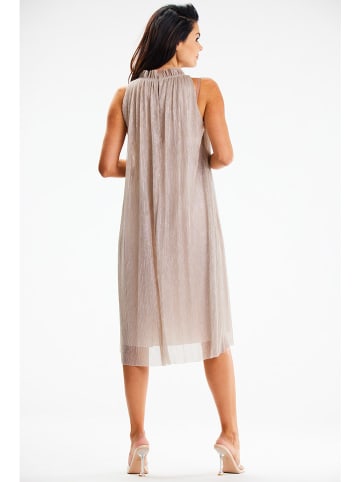 Awama Kleid in Beige