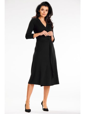 Awama Kleid in Schwarz