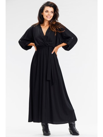 Awama Kleid in Schwarz