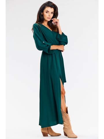 Awama Kleid in Dunkelgrün