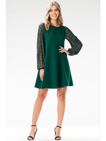 Awama Sukienka w kolorze zielonym