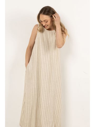 Awama Kleid in Beige
