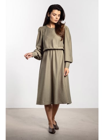 Awama Jurk olijfgroen