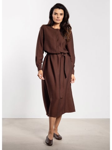 Awama Kleid in Braun