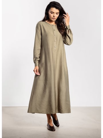 Awama Kleid in Oliv