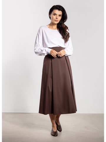 Awama Spódnica w kolorze brązowym