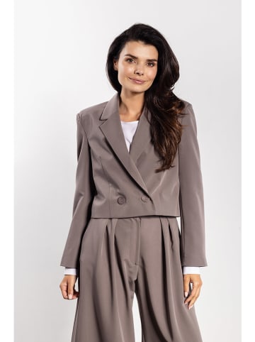 Awama Blezer w kolorze szarobrązowym