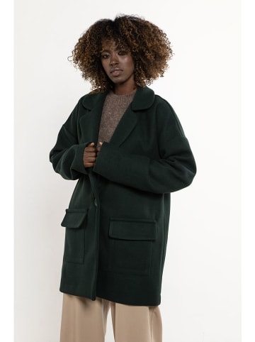 Awama Płaszcz w kolorze zielonym