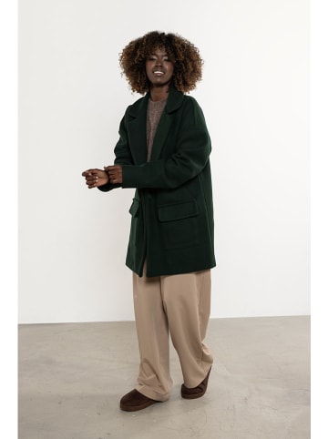 Awama Płaszcz w kolorze zielonym