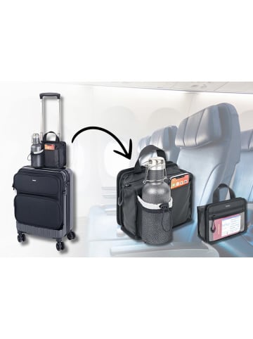 Troika Organizer bagażu w kolorze czarnym - 21 x 17,5 x 11 cm