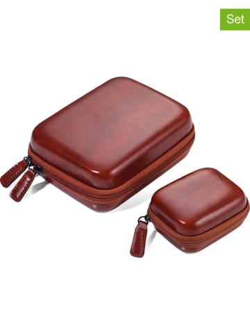 Troika 2-częściowy zestaw w kolorze brązowym