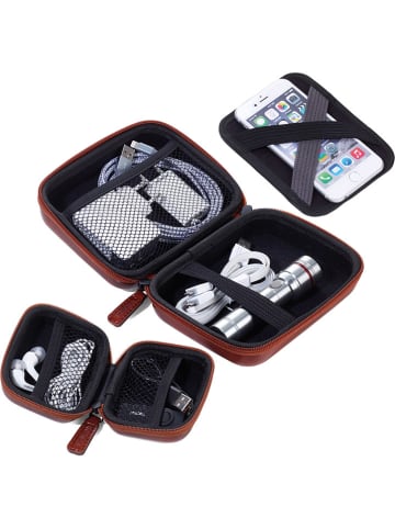 Troika Organizer-etui bruin