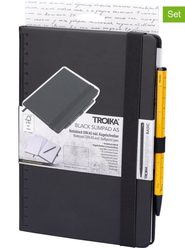 Troika 2-częściowy zestaw w kolorze czarno-żółtym - A5