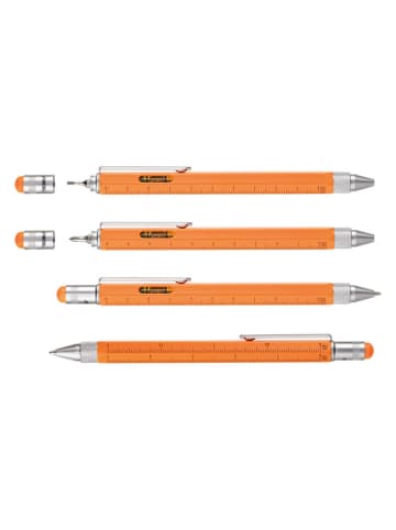 Troika Długopis wielozadaniowy w kolorze pomarańczowym - wys. 15 cm