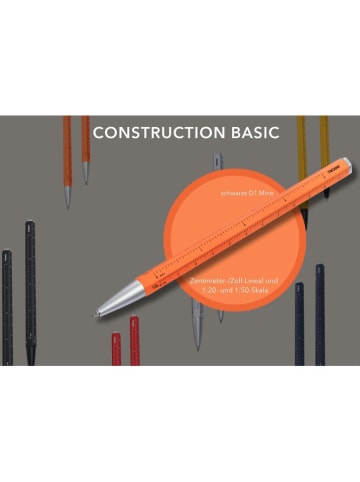 Troika Długopis wielozadaniowy w kolorze pomarańczowym - wys. 15 cm