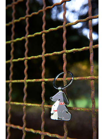 Troika Sleutelhanger "Dog & Doggy" bruin/zilverkleurig