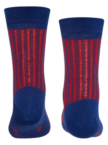 Falke Sokken donkerblauw/rood