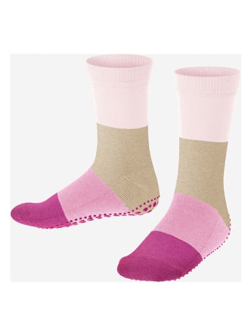 Falke Sokken "Summer" lichtroze/kaki