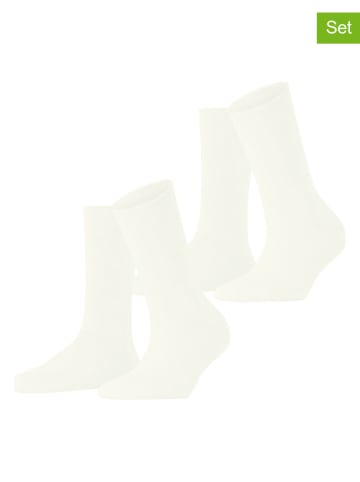 ESPRIT 2er-Set: Socken ''Cloud'' in Creme