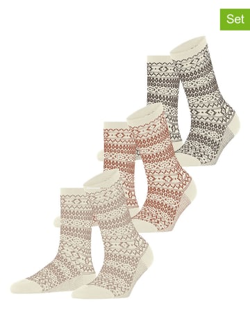 ESPRIT 3-delige set: sokken ''Sami'' meerkleurig