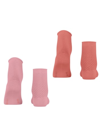 ESPRIT 2-delige set: sokken lichtroze/lichtbruin