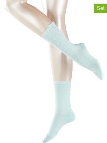 ESPRIT 2er-Set: Socken in Mint