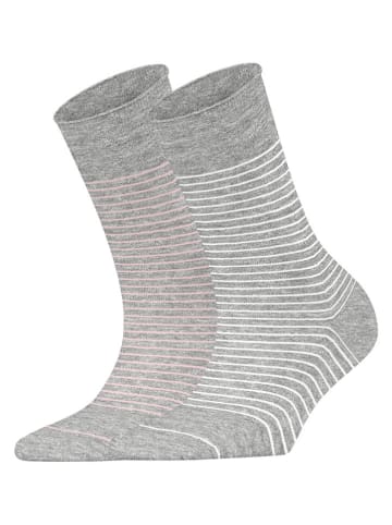 ESPRIT 2er-Set: Socken in Grau