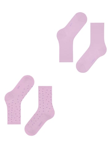 ESPRIT 2er-Set: Socken ''Playful'' in Rosa
