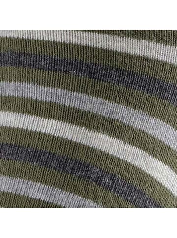 ESPRIT 2er-Set: Socken ''Stripe'' in Khaki