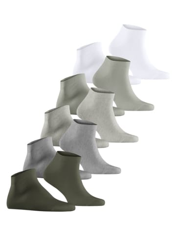 ESPRIT 5er-Set: Socken in Weiß/ Grau