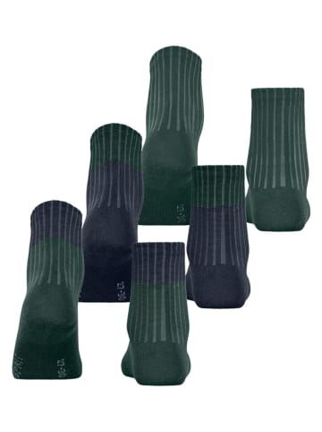 ESPRIT 3-delige set: sokken donkerblauw/groen