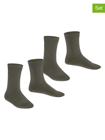ESPRIT 2-delige set: sokken ''Foot'' kaki