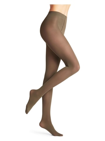 Falke Strumpfhose "Pure Matt"  in Khaki - DEN 50