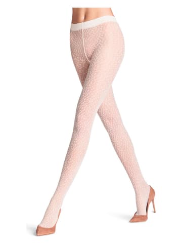 Falke Maillot "Shell Fragments" wit - DEN 20