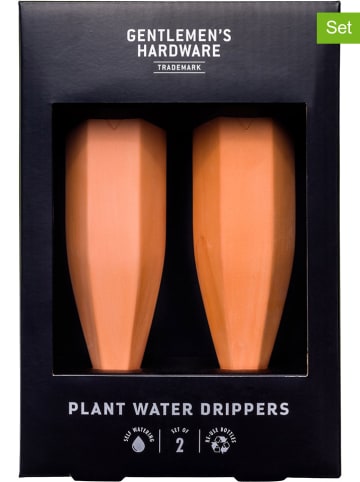 Gentlemen's Hardware Pojemniki (2 szt.) w kolorze pomarańczowym do podlewania - dł. 17,5 cm