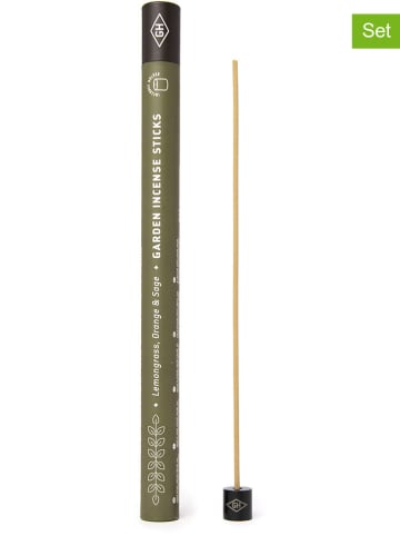 Gentlemen's Hardware 21tlg.Set: Räucherstäbchen in Khaki - (H)34 cm