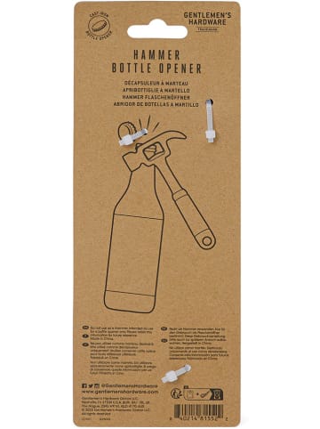 Gentlemen's Hardware Flaschenöffner in Schwarz - (L)23,5 cm