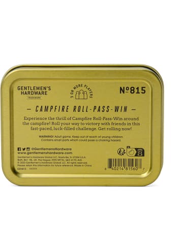 Gentlemen's Hardware Gra kempingowa "Roll Pass Win" w kolorze niebieskim