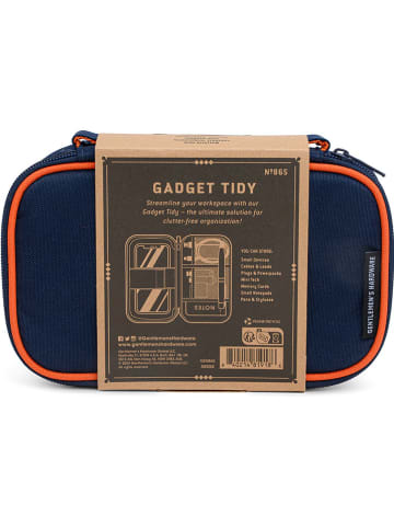 Gentlemen's Hardware Elektronica-organizer "Tech Tidy" zwart/oranje - (L)19 cm