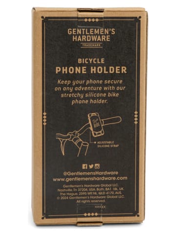 Gentlemen's Hardware Uchwyt rowerowy w kolorze czarnym na telefon
