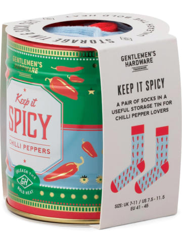 Gentlemen's Hardware 2-częściowy zestaw "Spicy Chilli Peppers" w kolorze zielono-błękitnym