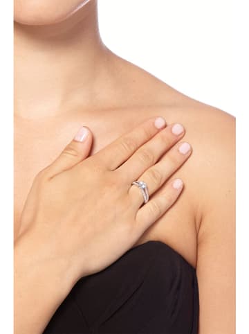 OR ÉCLAT Weißgold-Ring "La Merveilleuse" mit Edelsteinen